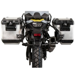 Hepco e Becker 6513553 00 01 00 40 Set Valigie Laterali Xplorer Nero E Argento Per Suzuki V-strom 800 Dal 2024