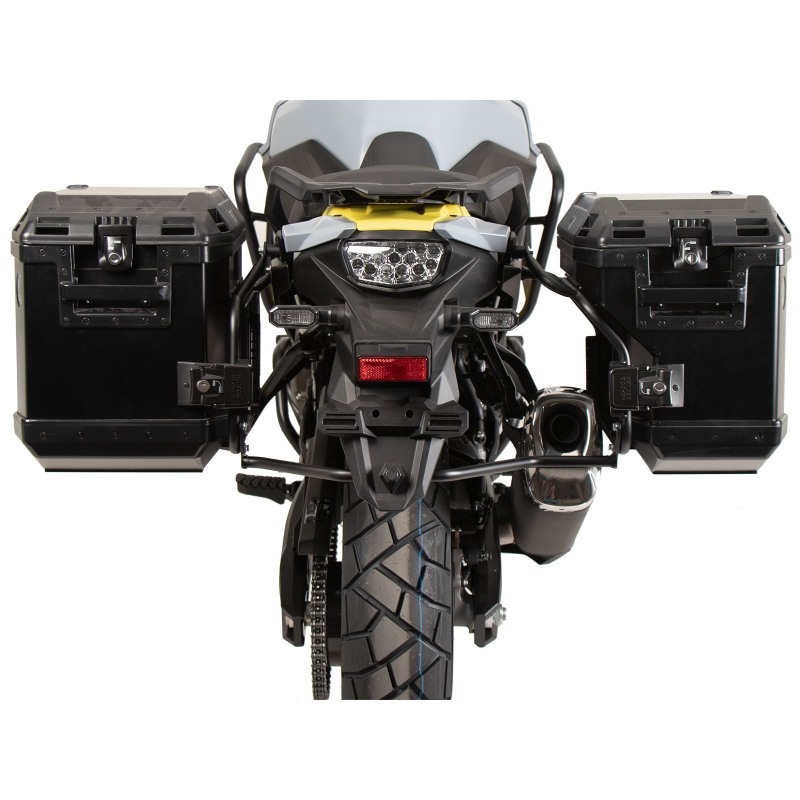 Hepco e Becker 6513553 00 01 01 40 Set Portavaligie Laterali Xplorer Nero Per Suzuki V-strom 800 Dal 2024