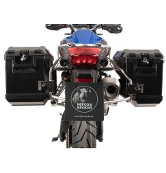 Hepco e Becker 6516537 00 22 01 40 Set Portavaligie Laterale Xplorer Cutout Nera Per Bmw F 800 Gs Dal 2024