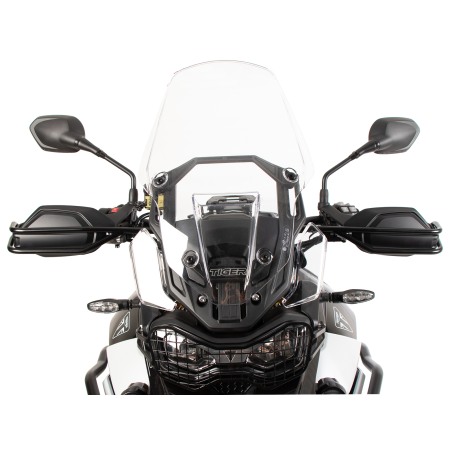 Hepco e Becker 42127657 00 01 Protezione Paramani Nera In Acciaio Tubolare Per Triumph Tiger 900 Rally Pro Dal 2024