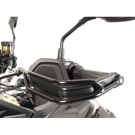 Hepco e Becker 42127657 00 01 Protezione Paramani Nera In Acciaio Tubolare Per Triumph Tiger 900 Rally Pro Dal 2024