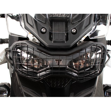 Hepco e Becker Griglia Di Protezione Faro Nera Per Triumph Tiger 900 Gt/pro Dal 2024