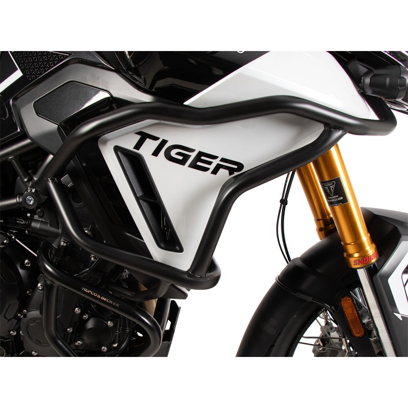 Hepco e Becker Protezione Serbatoio Solid Nera Per Triumph Tiger 900 Gt/pro Dal 2024