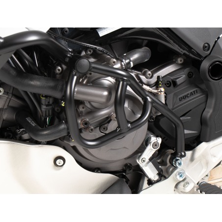 Hepco e Becker 42237659 00 01 Barra Aggiuntiva Lato Sinistro Nera Per Ducati Desertx Rally Dal 2024