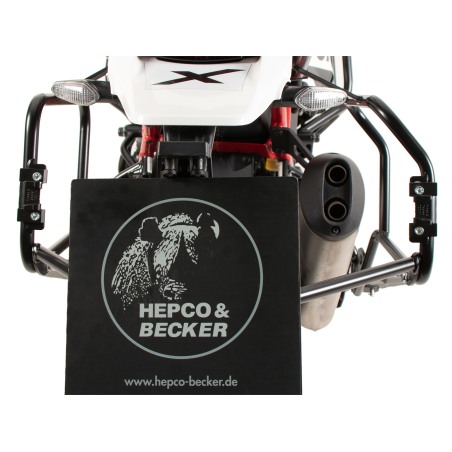 Hepco e Becker Portavaligie Laterale Xplorer Cutout Nero Per Ducati Desertx Rally Dal 2024