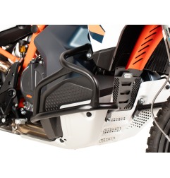 Hepco e Becker Paramotore In Acciaio Tubolare Nero Per Ktm 790 Adventure Dal 2024