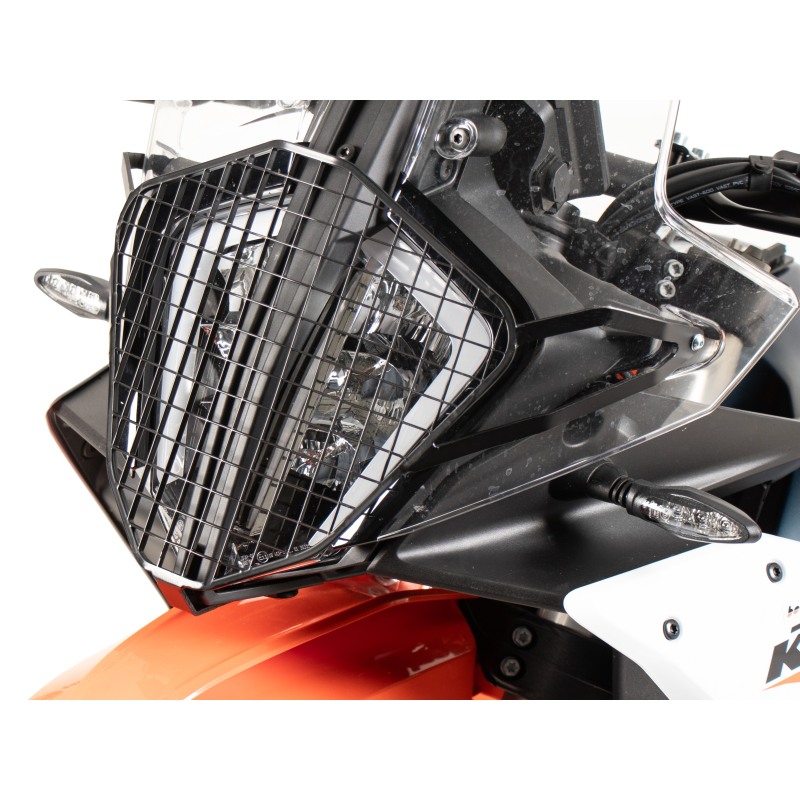 Hepco e Becker Griglia Di Protezione Faro Nera Per Ktm 790 Adventure Dal 2024