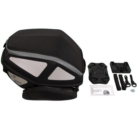 Hepco e Becker 640823 00 01 Borsa Posteriore Royster Nera 17-19 L Con Seatpad Basic E Sgancio Rapido
