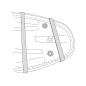 Hepco e Becker 640823 00 01 Borsa Posteriore Royster Nera 17-19 L Con Seatpad Basic E Sgancio Rapido