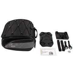 Hepco e Becker 640822 00 01 Borsa Posteriore Street Con Seatpad Basic, 7-10 L, Nera