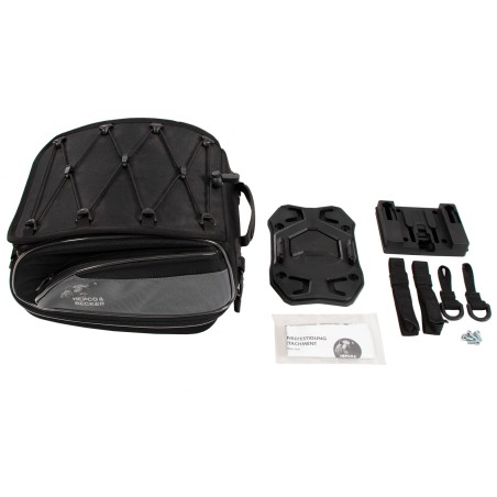 Hepco e Becker 640822 00 01 Borsa Posteriore Street Con Seatpad Basic, 7-10 L, Nera