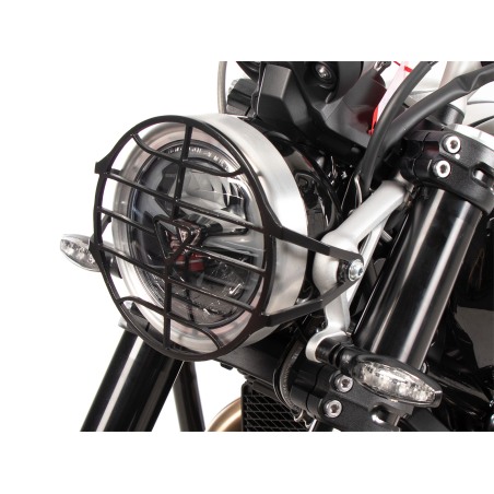 Hepco e Becker Griglia Di Protezione Faro Nera Per Triumph Scrambler 1200 X Dal 2024