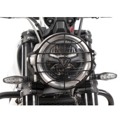 Hepco e Becker Griglia Di Protezione Faro Nera Per Triumph Scrambler 1200 X Dal 2024