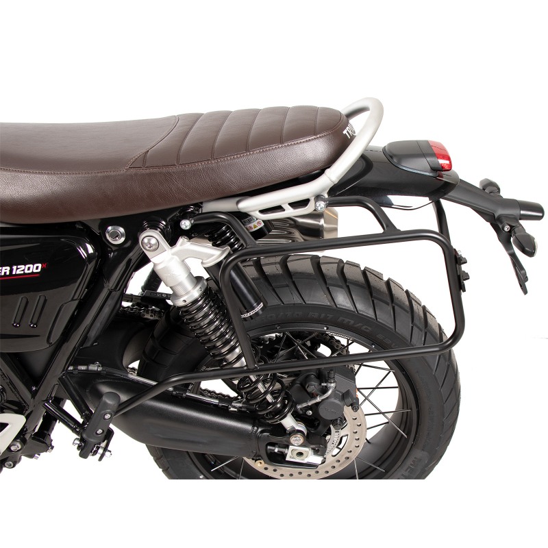 Hepco e Becker Portavaligie Laterale Sinistro Nero Per Triumph Scrambler 1200 X Dal 2024
