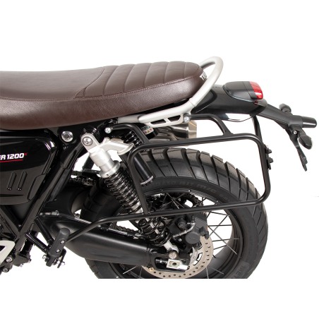 Hepco e Becker Portavaligie Laterale Sinistro Nero Per Triumph Scrambler 1200 X Dal 2024