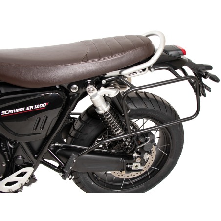 Hepco e Becker Portavaligie Laterale Sinistro Nero Per Triumph Scrambler 1200 X Dal 2024