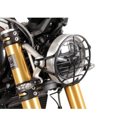 Hepco e Becker Griglia Di Protezione Faro Nera Per Triumph Scrambler 1200 Xe Dal 2024