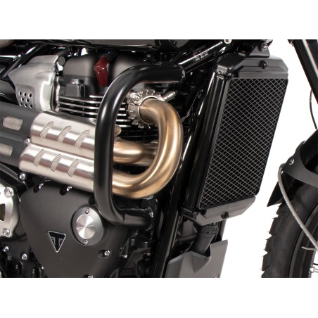 Hepco e Becker Paramotore Nero Per Triumph Scrambler 1200 Xe Dal 2024