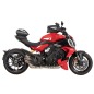 Hepco e Becker Anello Serbatoio Basic Blocco Meccanico, Argento, Per Ducati Diavel V4 Dal 2023