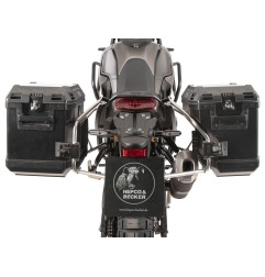 Hepco e Becker 6514582 00 22 01 40 Set Portavaligie Laterale Con Valigie Xplorer 40 E 37 L, Inox, Per Yamaha Ténéré 700 Dal 2025