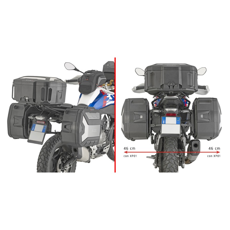 Kappa KLO5155MK portavaligie laterali Monokey BMW F 450 GS dal 2026 Kappa KLO5155MK portavaligie laterali Monokey BMW F 450 GS dal 2026