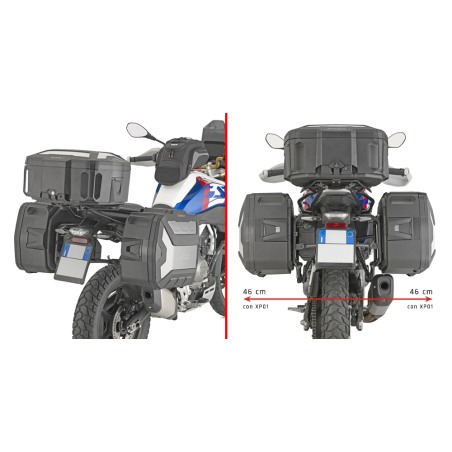 Kappa KLO5155MK portavaligie laterali Monokey BMW F 450 GS dal 2026