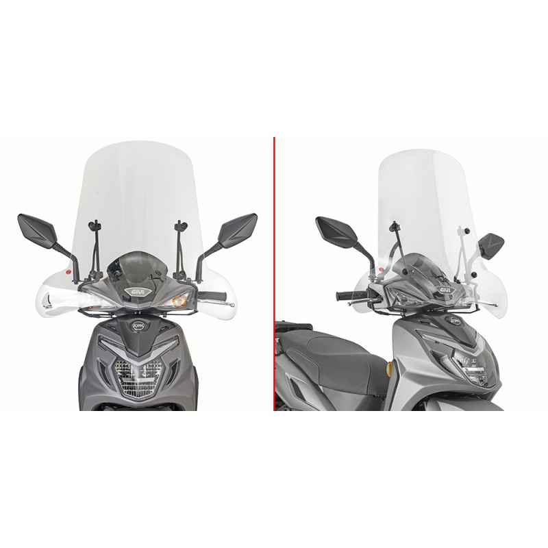 Givi 297A parabrezza SYM Symphony 125 SR trasparente Givi 297A parabrezza SYM Symphony 125 SR trasparente