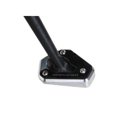 Hepco e Becker 42112562 00 91 Piastra Cavalletto Laterale Argento E Nero Per Kawasaki Z 650 S Dal 2026
