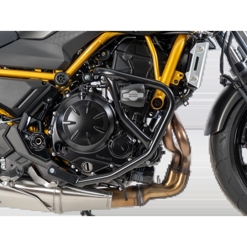 Hepco e Becker Paramotore Nero Con Pad Di Protezione Per Kawasaki Z 650 S Dal 2026