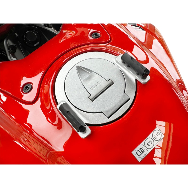 Hepco e Becker Anello Serbatoio Basic In Argento Per Ducati Monster 890/+ Dal 2026