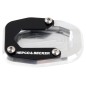 Hepco e Becker 42117714 00 91 Piastra Cavalletto Laterale Argento/nero Per Ducati Monster 890/+ Dal 2026