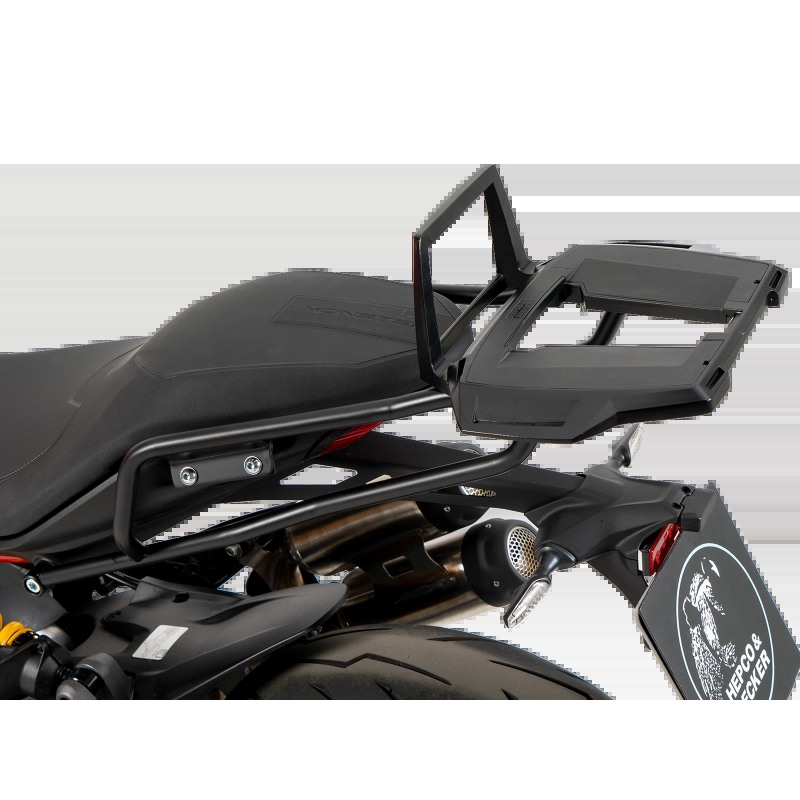 Hepco e Becker Portabauletto Alurack Nero Per Ducati Monster 890/+ Dal 2026