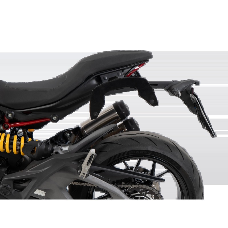 Hepco e Becker Portaborse Laterale C-bow Nero Per Ducati Monster 890/+ Dal 2026