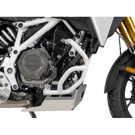Hepco e Becker Barra Di Protezione Motore Bianca, Acciaio Tubolare Tedesco Per Bmw F 450 Gs Dal 2026