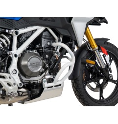 Hepco e Becker Barra Di Protezione Motore Bianca, Acciaio Tubolare Tedesco Per Bmw F 450 Gs Dal 2026