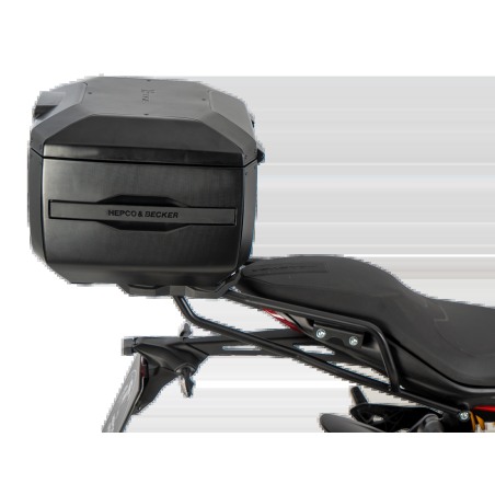 Hepco e Becker Set Smartrack Con Topcase Xcore Nero Per Ducati Monster 890/+ Dal 2026