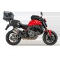 Hepco e Becker Set Smartrack Con Topcase Xcore Nero Per Ducati Monster 890/+ Dal 2026