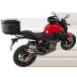 Hepco e Becker Set Portapacchi Smartrack Con Topcase Xcore Argento/nero Per Ducati Monster 890/+ Dal 2026