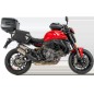 Hepco e Becker Set Portapacchi Smartrack Con Topcase Xcore Argento/nero Per Ducati Monster 890/+ Dal 2026