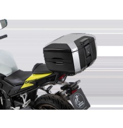 Hepco e Becker Set Portapacchi Con Bauletto Xcore Smartrack Silver/black Per Honda Cb 500 Hornet Dal 2024