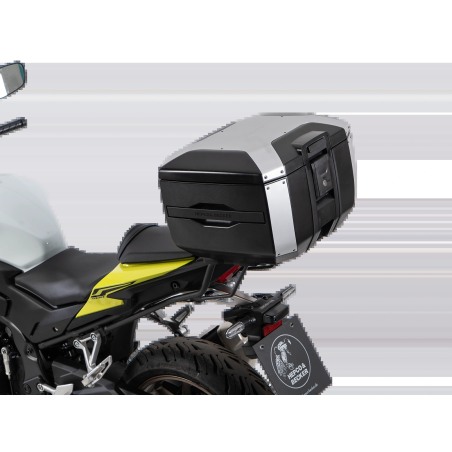 Hepco e Becker Set Portapacchi Con Bauletto Xcore Smartrack Silver/black Per Honda Cb 500 Hornet Dal 2024