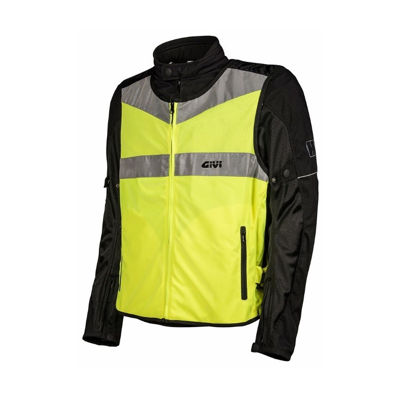 Givi VEST02 Trekker vest Gilet alta visibilità giallo fluo 