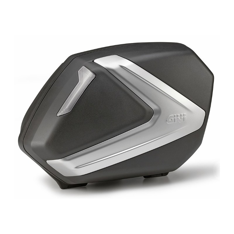 Givi V37NT valigie laterali moto Nero inserto silver Catarifrangente Fumè