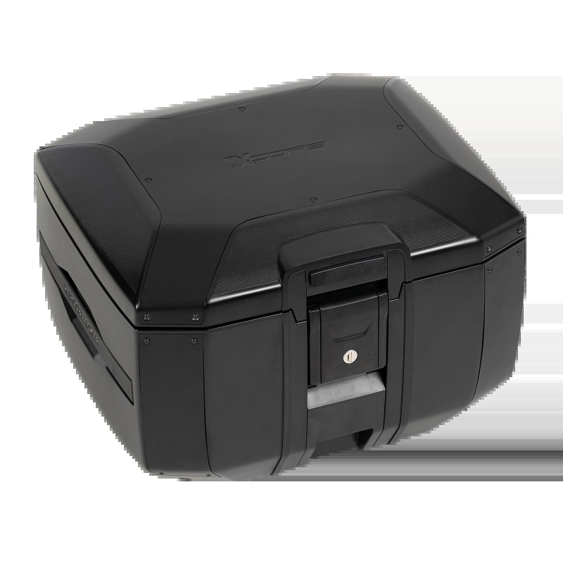 Hepco e Becker Set Portapacchi Smartrack Con Bauletto Xcore Nero Per Honda Forza 750 Dal 2021