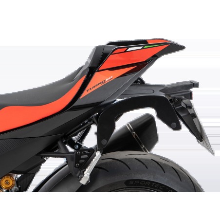 Hepco e Becker Portaborse Laterale C-bow Nera Per Aprilia Tuono V4 Factory Dal 2025
