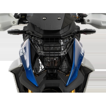 Hepco e Becker Griglia Di Protezione Faro Nera Per Bmw F 450 Gs Dal 2026