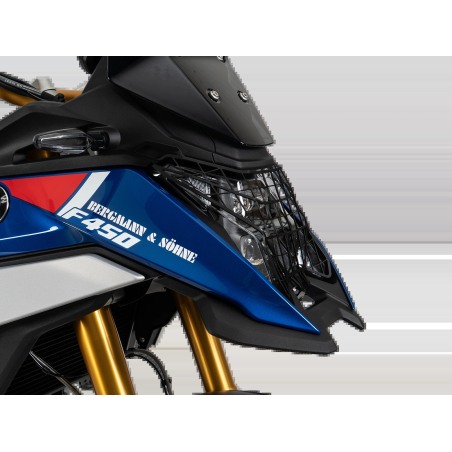 Hepco e Becker Griglia Di Protezione Faro Nera Per Bmw F 450 Gs Dal 2026