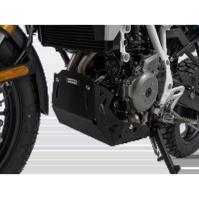 Hepco e Becker Piastra Di Protezione Motore Nera Per Bmw F 450 Gs Dal 2026