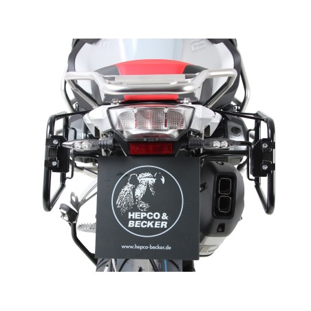 6506519 00 01 Hepco e Becker Coppia di telai lock-it neri per valigie laterali per BMW-R 1250 GS ADVENTURE 2019 