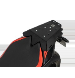 Hepco e Becker Sportrack Fisso In Alluminio Nero Per Aprilia Tuono V4 Factory Dal 2025